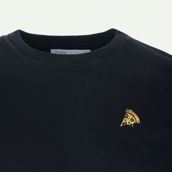Pizza T-Shirt Black